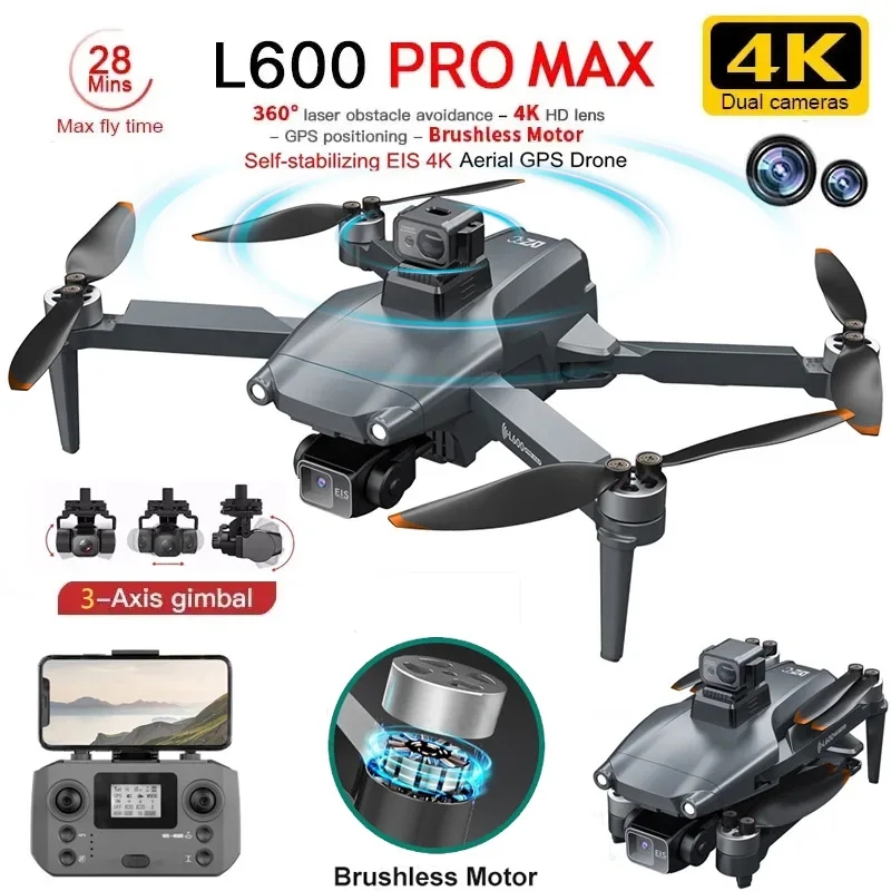Drone Kit Professional - L600 PRO MAX GPS Drone profesional