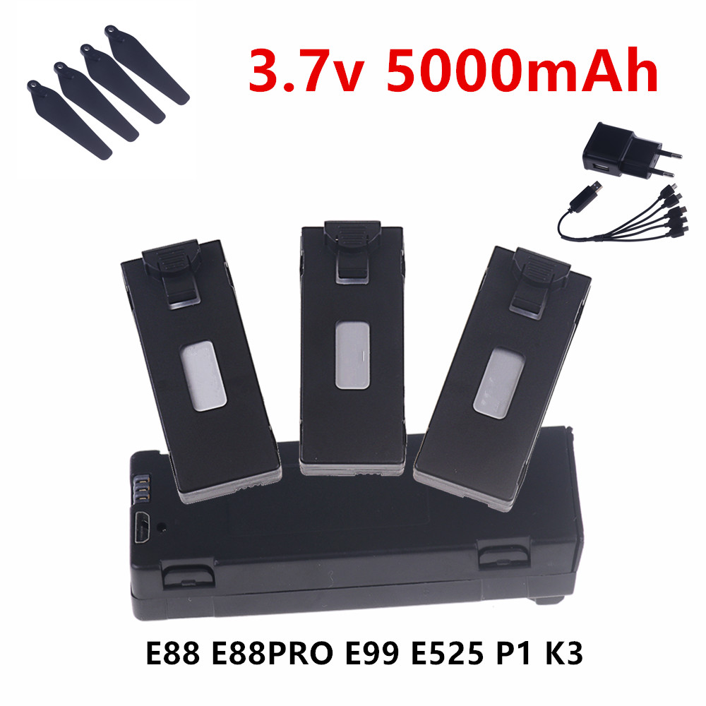 Batería de 3.7V para Dron RC E - Eachine Drone E58 reseña y precio