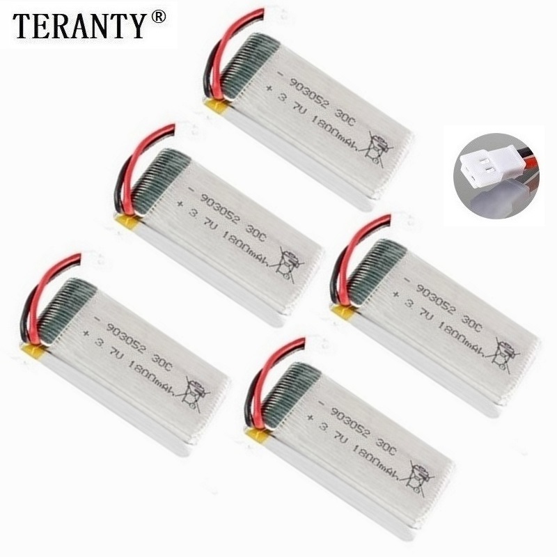 Batería Lipo de 3.7v 1800mAh p - Eachine Drone E58 reseña y precio